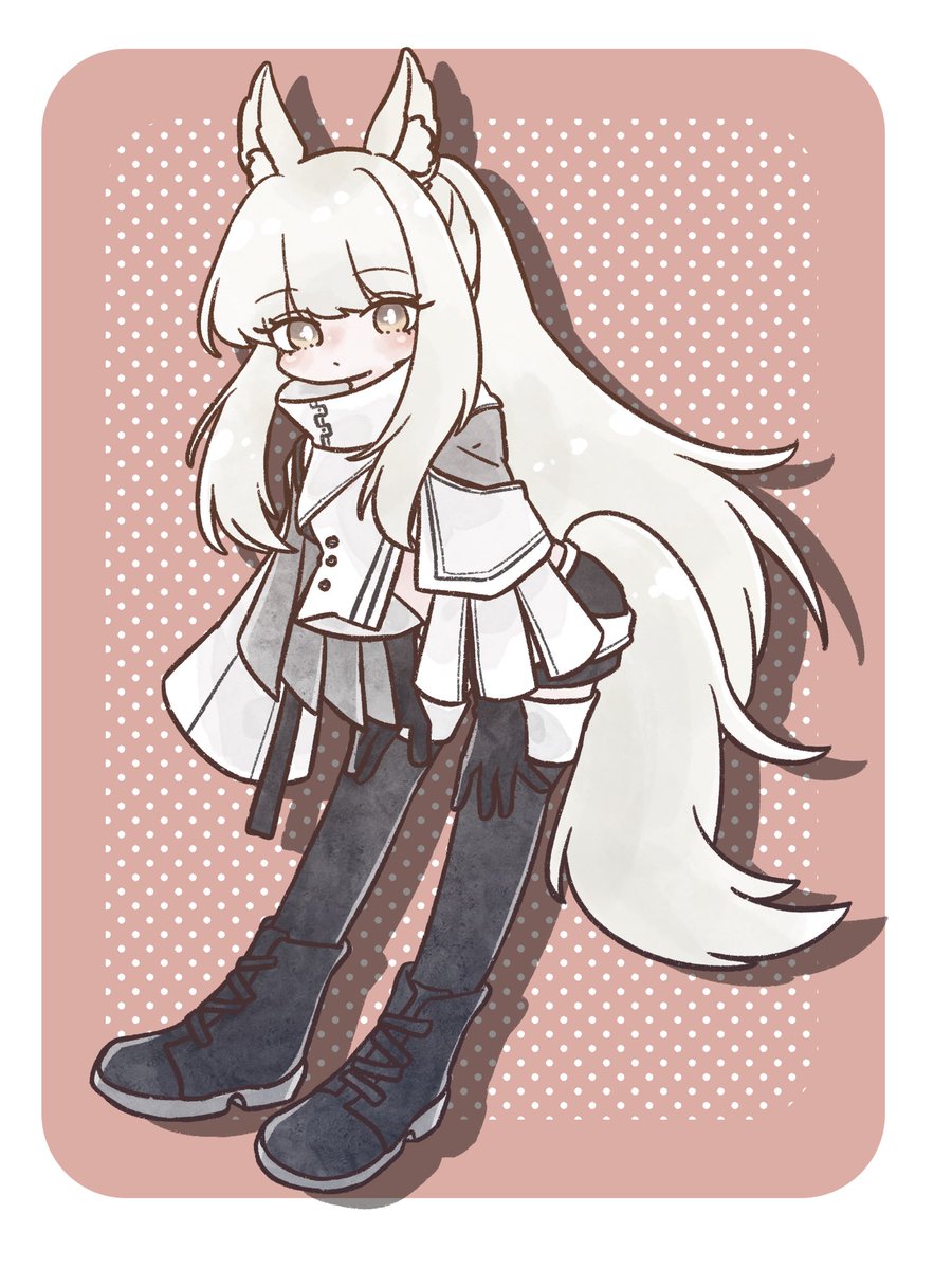 お題:プラチナ
 #アークナイツ版深夜の真剣お絵かき60分一本勝負
