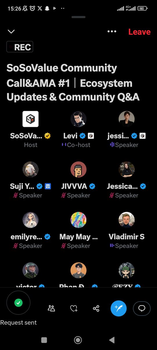 DAVIDPROMOTERS's tweet image. ⏰ QUICK REMINDER;
#SOSOValue community call is ongoing. Go ask all your questions, the team will answer as many as possible.

@SoSoValueCrypto