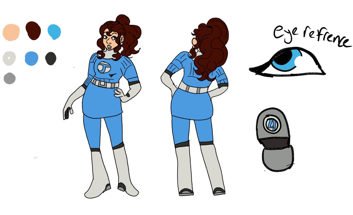RATISMARTS's tweet photo. Wow Marvel OCs… (they are both sapphics and in love) https://t.co/RBmX6CIF3a