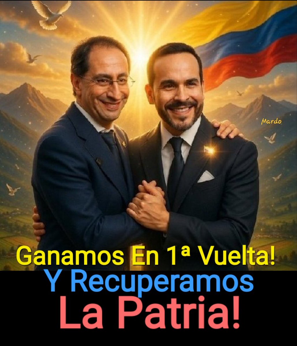 Ni Pa'LoMismo y Pa'Las FARC‼️

<a href="/ABDELAESPRIELLA/">Abelardo De La Espriella</a> presidente <a href="/jrestrp/">José Manuel Restrepo Abondano</a> VicePresidente🇨🇴🐅‼️