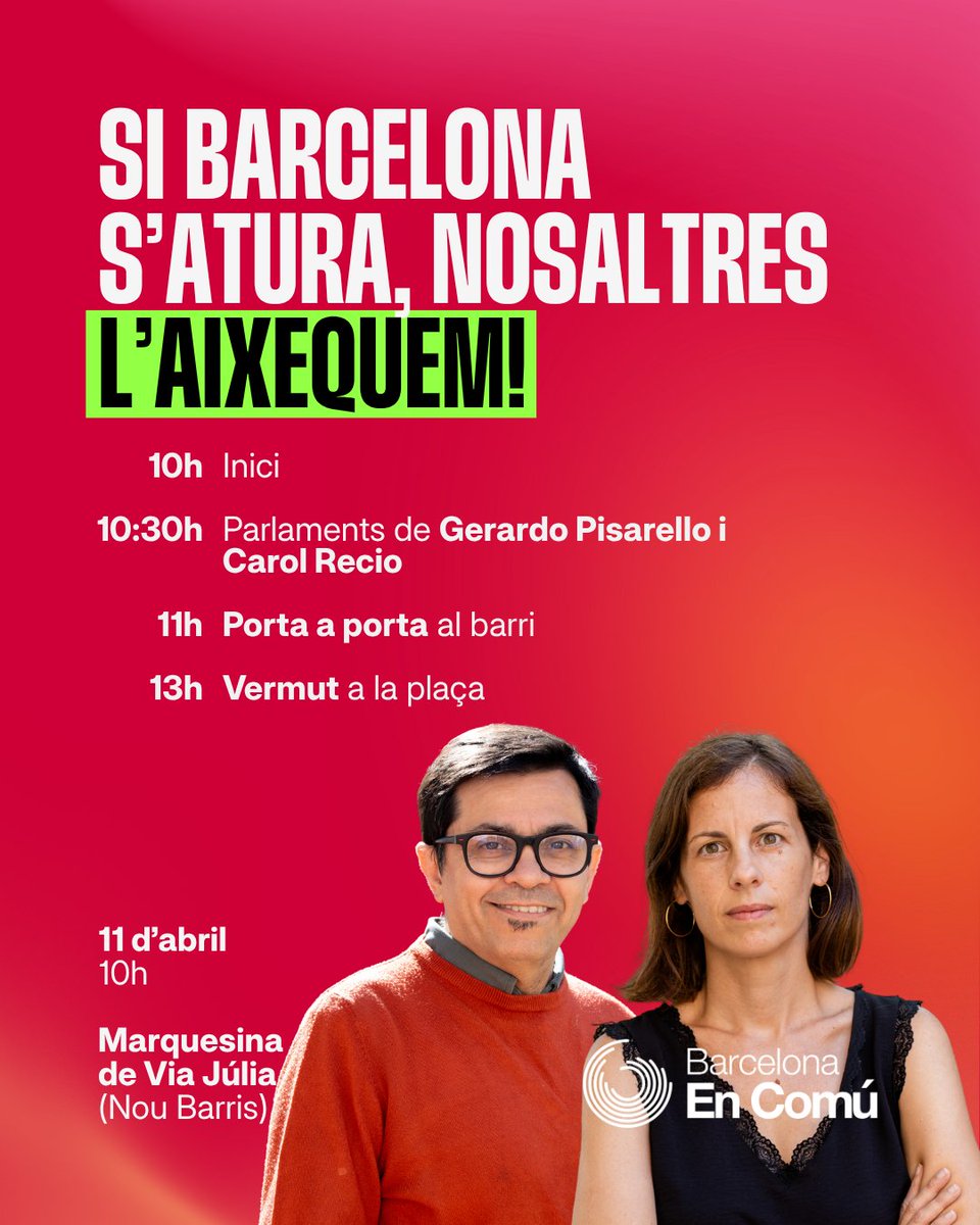 Barcelona en comú tweet media