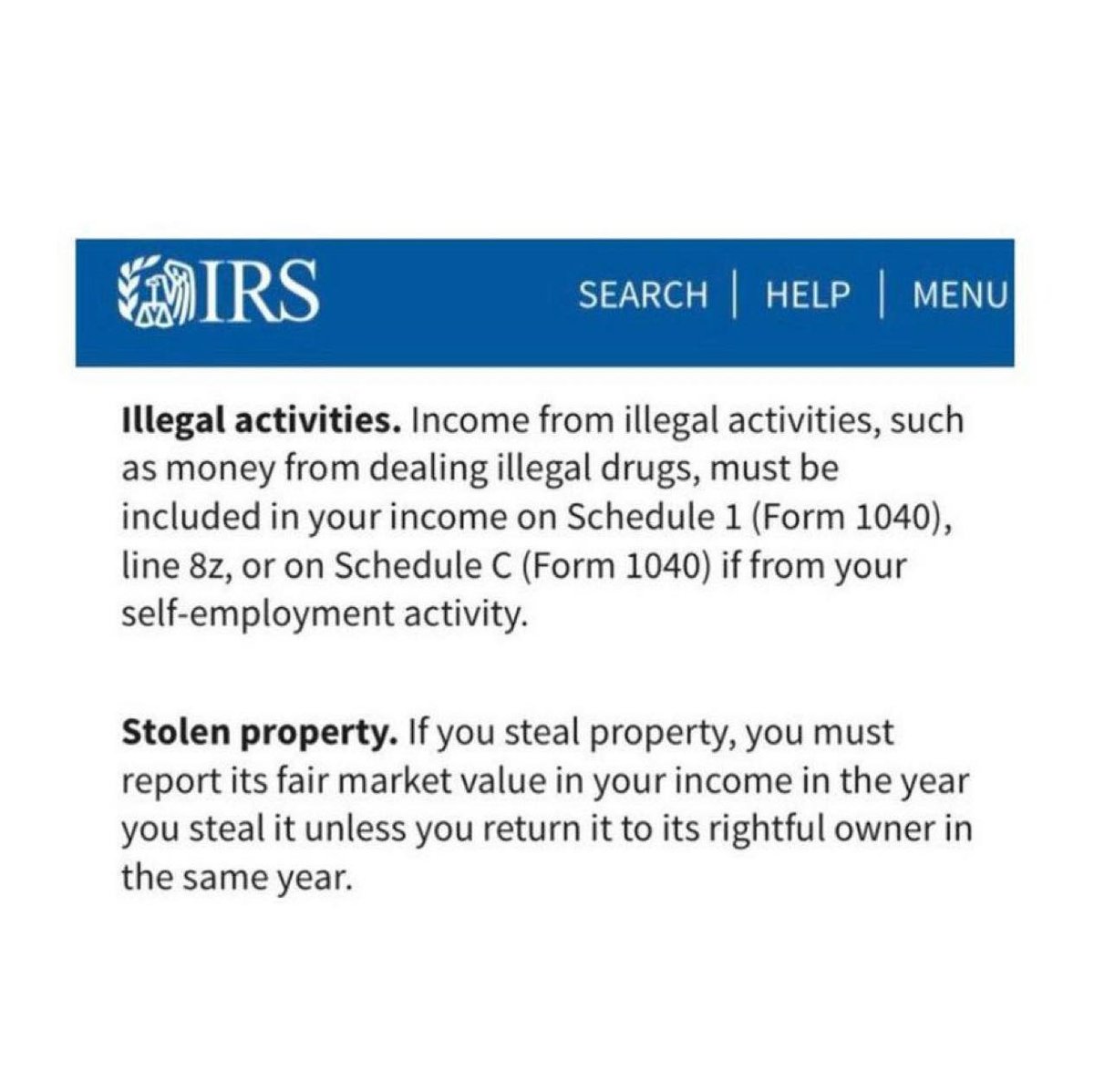 gwpro's tweet image. The thieves want their cut of your thievery.  Amazing.  #taxation #theft #IRS #shameless #politics #government #politics #bureaucracy #fail