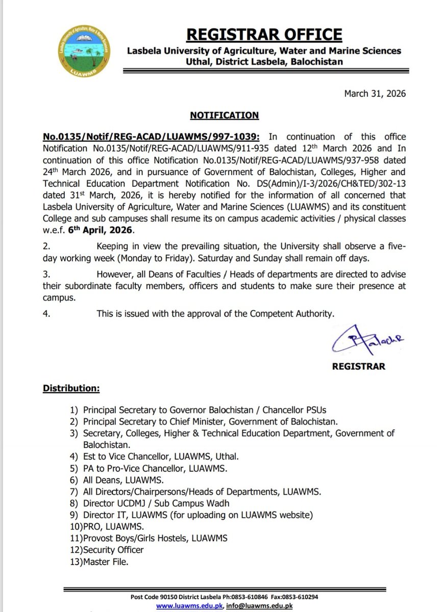 LUAWMS Official tweet media