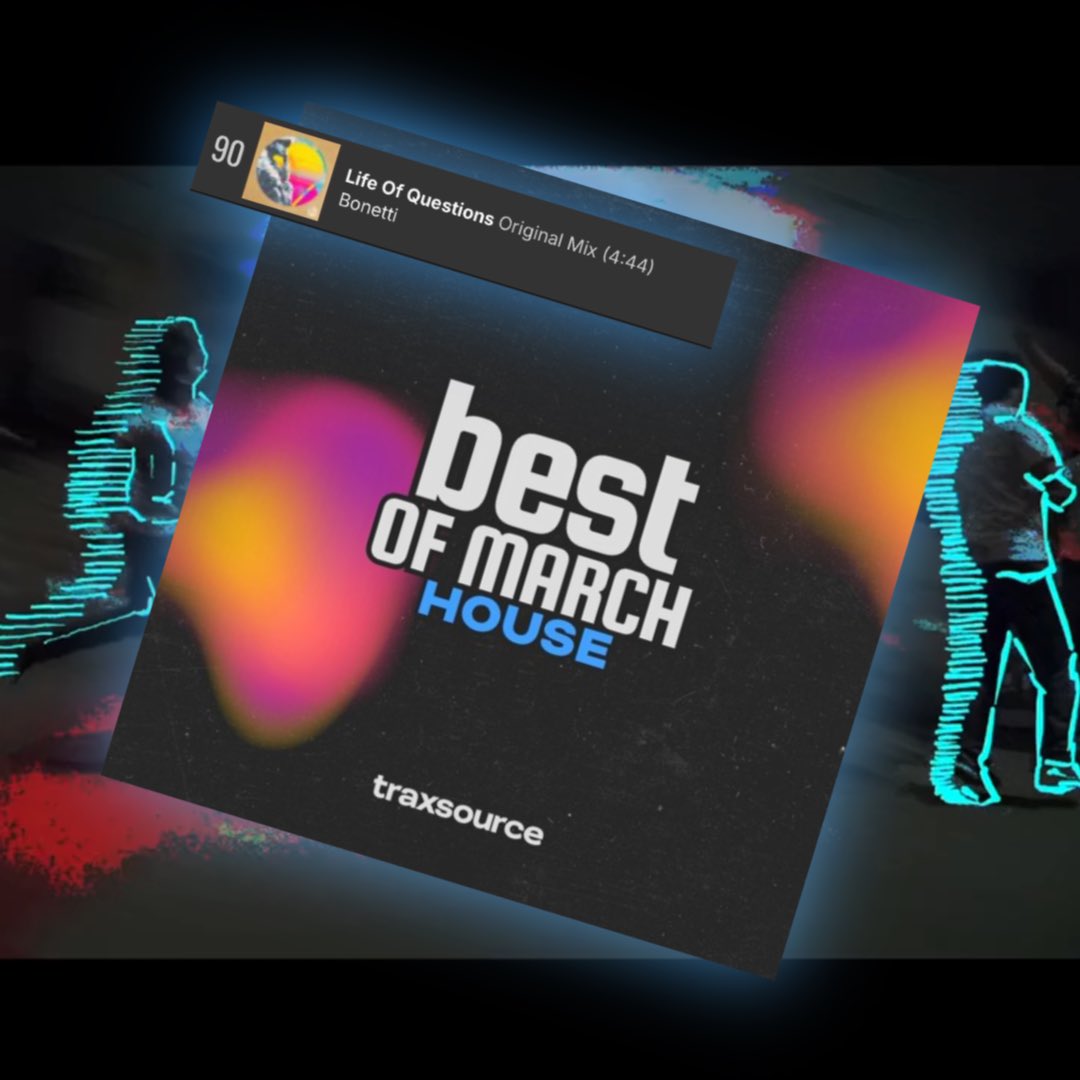 __Bonetti's tweet photo. 🙌🏻March has been a fantastic month.
🎶3 songs are in different 'Best Of March' @traxsource’s charts. (Deep House, Nu Disco and House genres)
💪🏻You will find the @sebbjunior’s rmx to my song, also the og mix and my collab. w/ #sammydeuce.
🔗Get them: https://t.co/VkjEdk4wkM https://t.co/VyYSr5Rkix