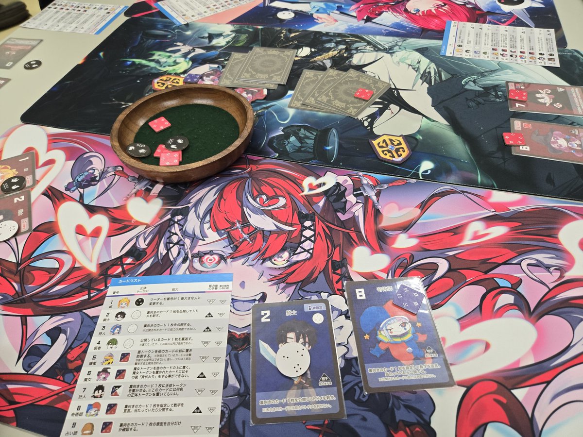 仕事終わりのボドゲ会3月第5週
・姫と人狼

#ボドこし