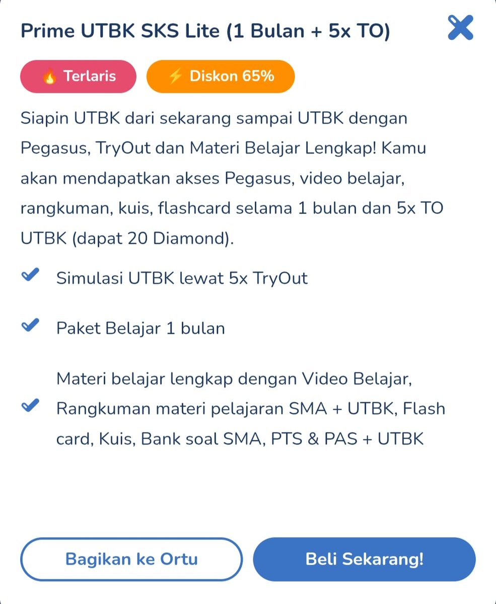pfmfokus's tweet photo. @schfess Pahamify bagus buat persiapan UTBK nder, latsol dan tryout nya juga mantap 🔥 https://t.co/BSRhXDyulL