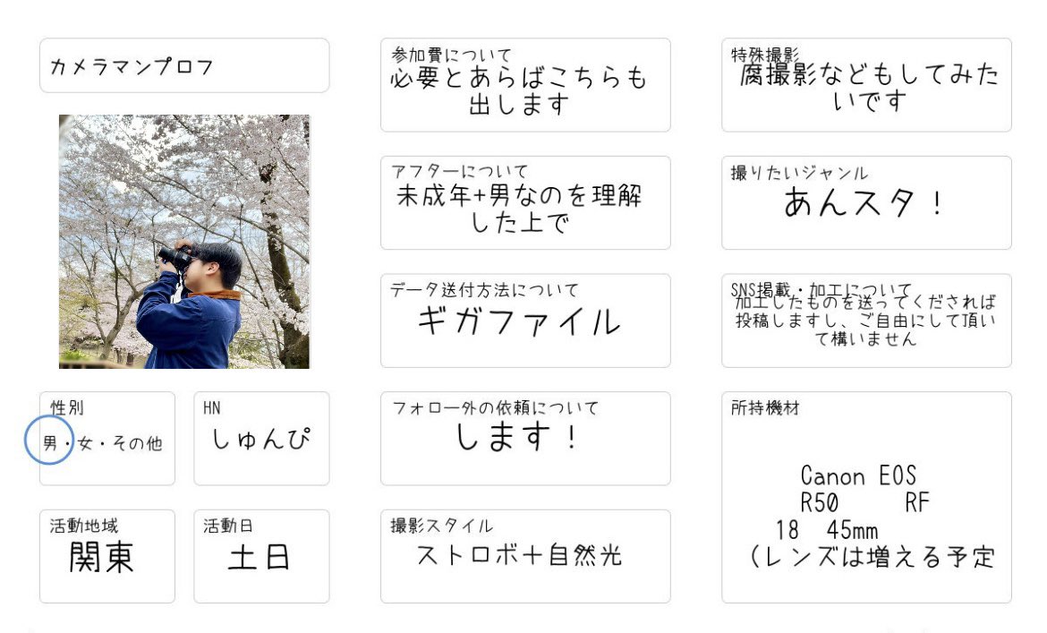 しゅんぴ📷 tweet media