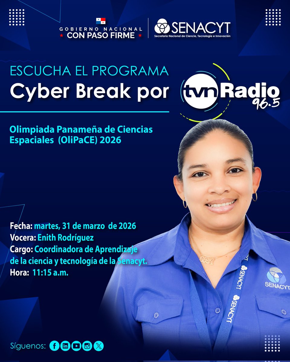 Senacyt Panamá tweet media