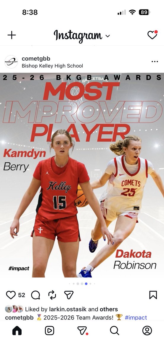 Berry17Kam's tweet photo. Received my Varsity letter as a sophomore in basketball! I was also voted most improved player by my teammates! ❤️🏀🖤 @AthleticsKelley https://t.co/LWVQUWUAxM