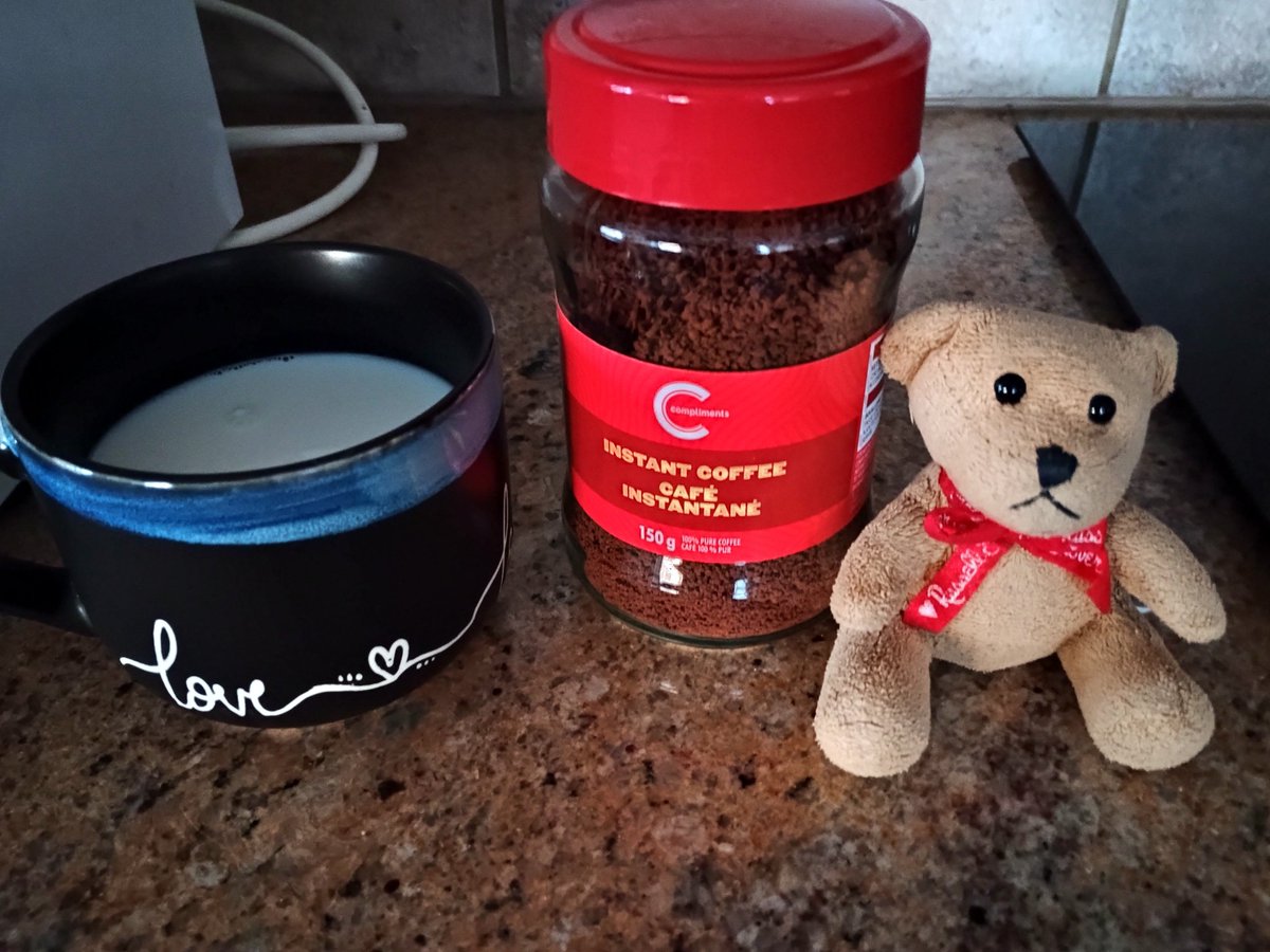 VerywellSeido's tweet image. Good morning 🐻🧸

A brutally cold -14℃ morning ❄️

Tasty latte with sugar ☕🇨🇦 

Hope it's getting warm soon 🌡️

Take care and have a nice day my friend 🥱😊😉😁🤭👍

#Latte