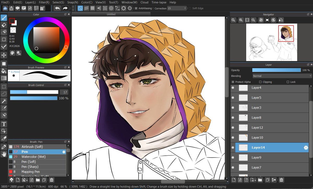 MarbleSodaCat's tweet photo. I am a man of multi fandom lol
Here is Miks wip for you Miks lover
Tried learning shading with valorant's cell shadinv style and blend it with my style of coloring. #miks #fanart #valorant https://t.co/K3L3c2QyLp