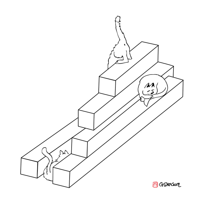 gsarcone's tweet image. Impossible figure: a small, playful drawing I made for a children’s coloring book.
If you’re curious, the book is still available on Amazon:
amazon.com/dp/0785831258/…

#impossiblefigure #opticalillusion #coloringbook #children