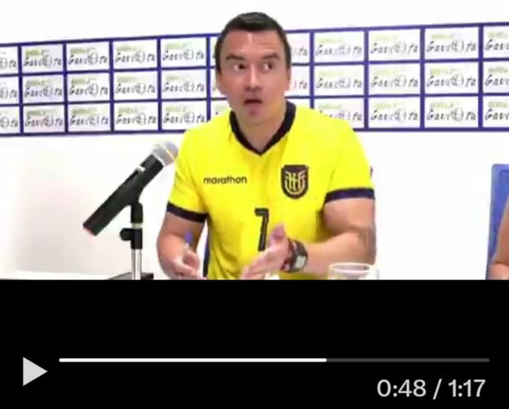 Esto ya demuestra que Noboa tiene las neuronas quemadas. Estoy seguro de que le dieron un documento para que estudiara lo que debía decir, pero lo dijo todo al revés y terminó revelando el verdadero objetivo de adelantar las elecciones: obtener ventajas.

Además, habla en primera