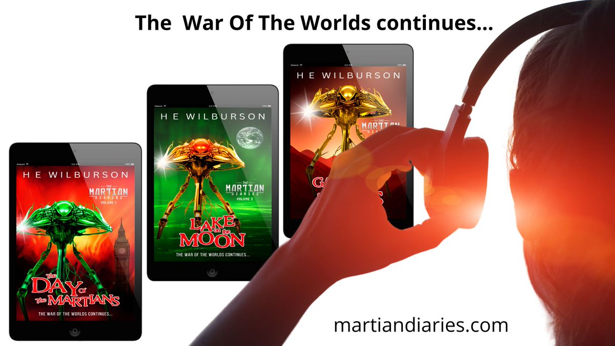 martiandiaries's tweet image. Got a boring job to do? Audiobooks are a perfect escape and completely hands free! 

How about this award-winning 3-part sequel to The War Of The Worlds featuring original music &amp;amp; sound effects? 

Info &amp;amp; buy links for all formats: martiandiaries.com #audiobooks #scifibooks
