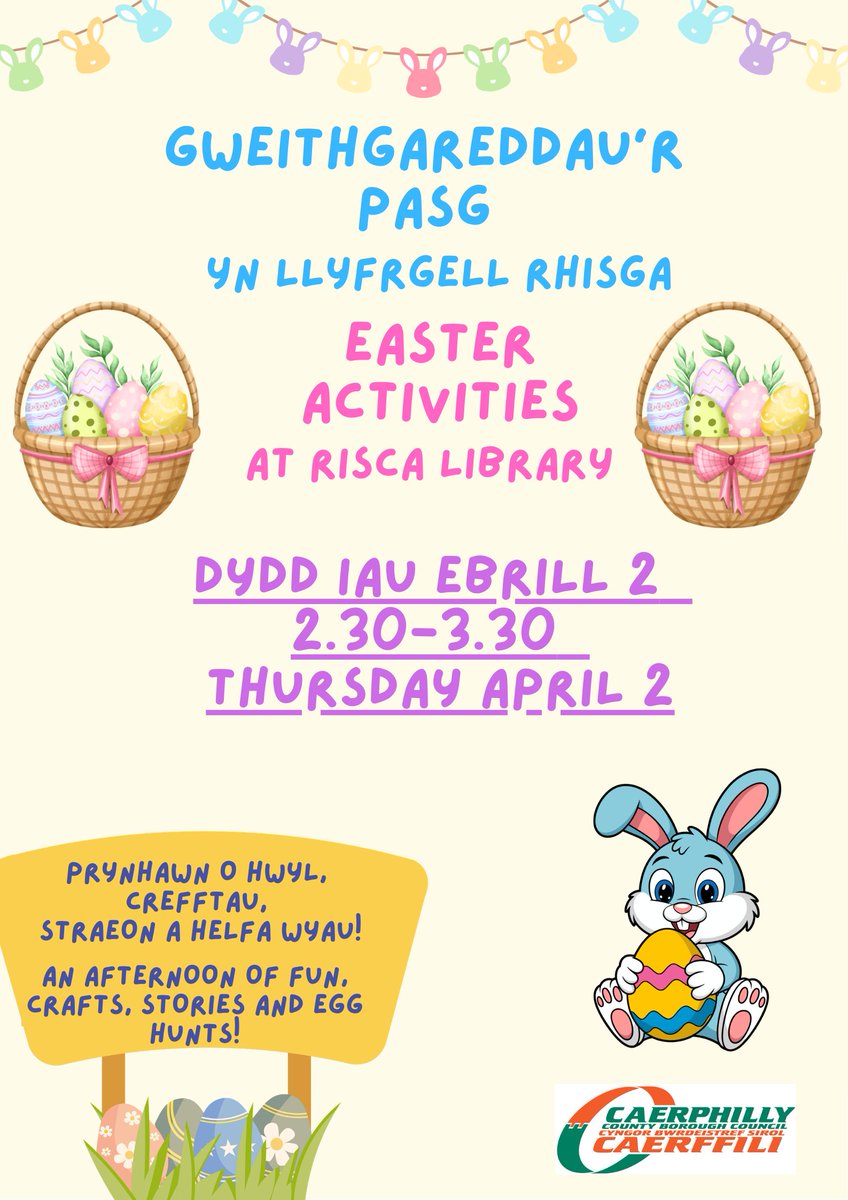 Llyfrgell Rhisga 📚 Risca Library tweet media