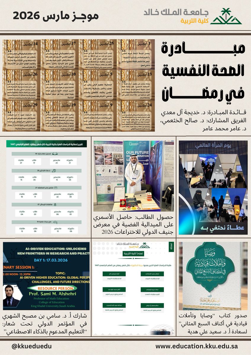 كلية التربية College of Education tweet media