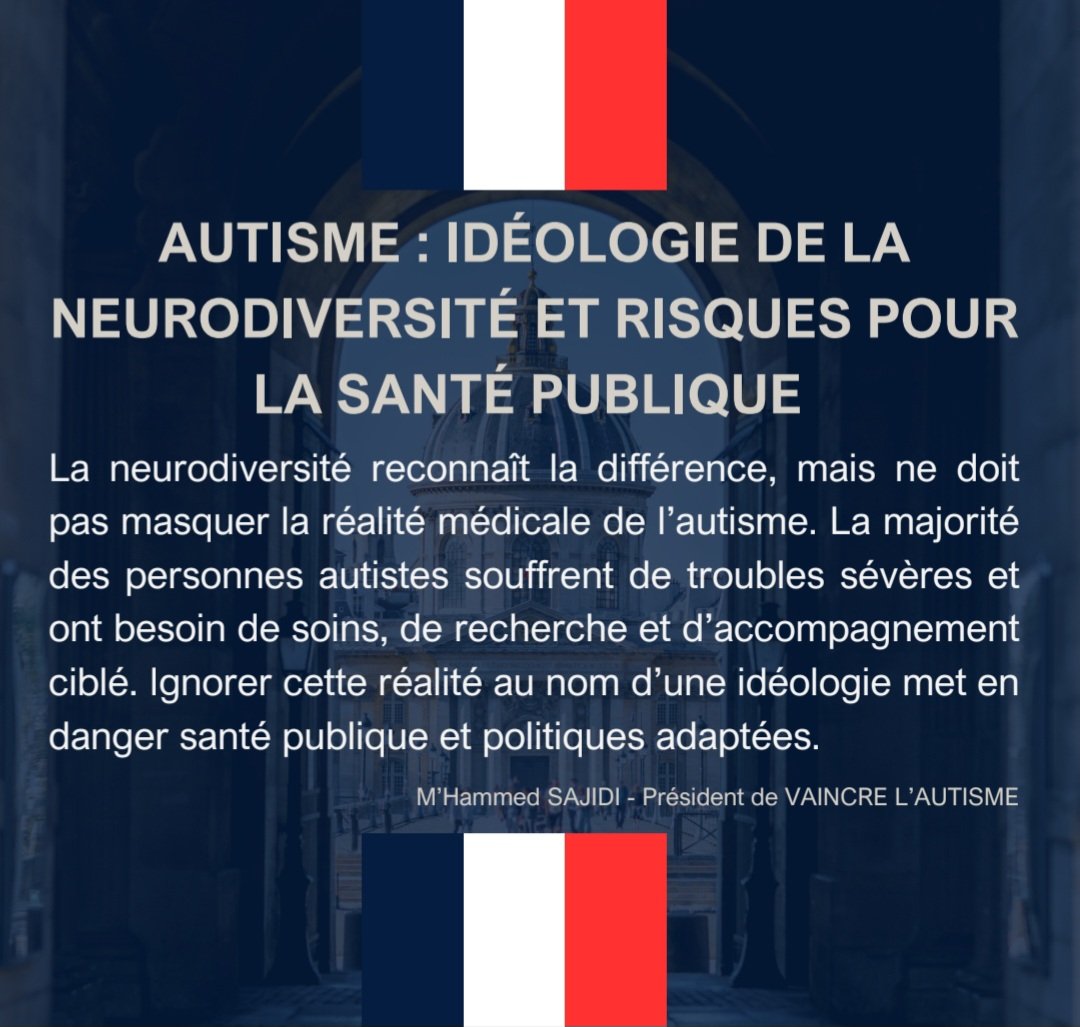 MSAJIDI's tweet photo. Article nécessaire #alerte sur l’ambiguïté générée #Neurodiversité reconnaît #différence, masque la réalité médicale #autisme. Nie troubles sévères, besoin de soins, de recherche et d’accompagnement. met en danger #santépublique et politiques adaptées.
https://t.co/HxJaVSWt2b https://t.co/HZJQMPbCxR