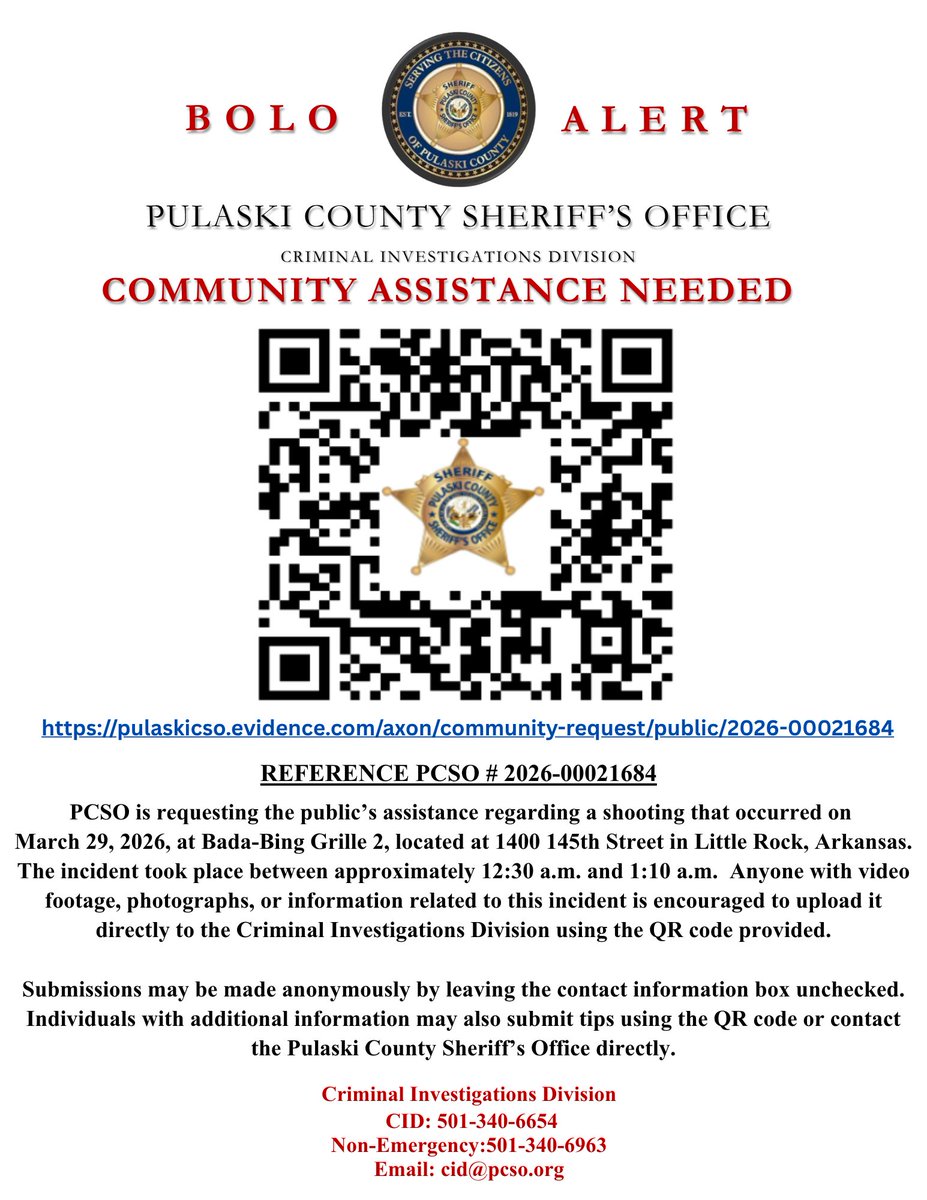 Pulaski County Sheriff’s Office tweet media