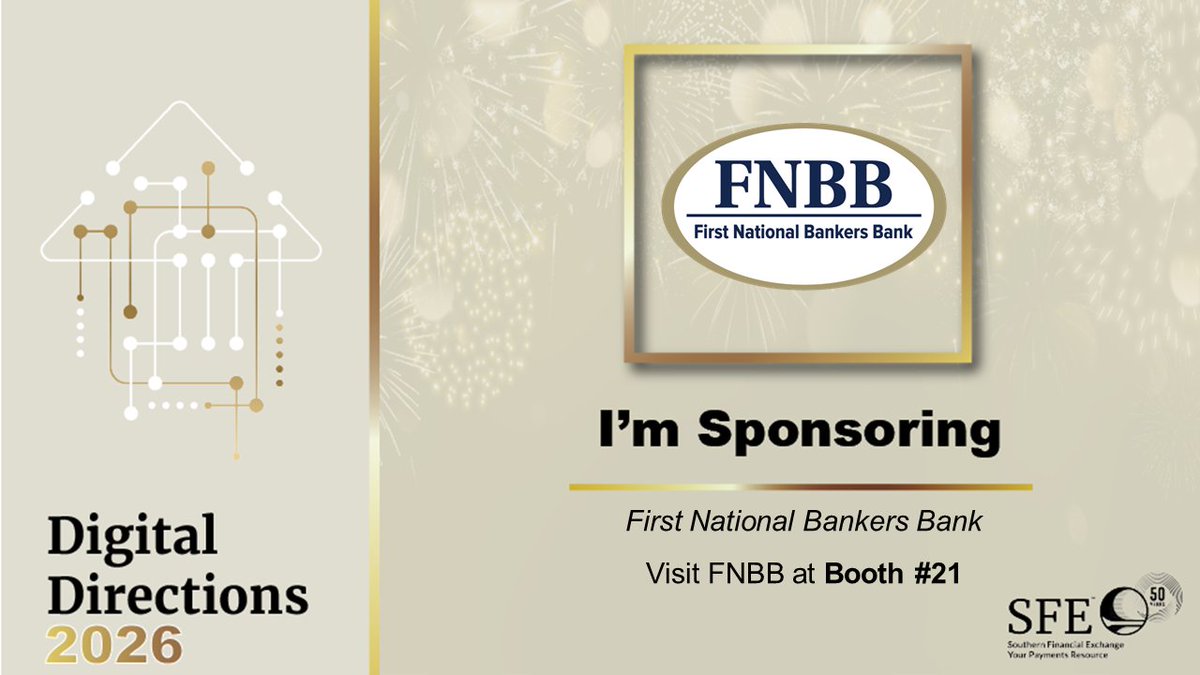FNBB will be at the SFE’s 36th Annual Conference &amp; Expo: Digital Directions April 7-9! Come visit us at Booth #21.