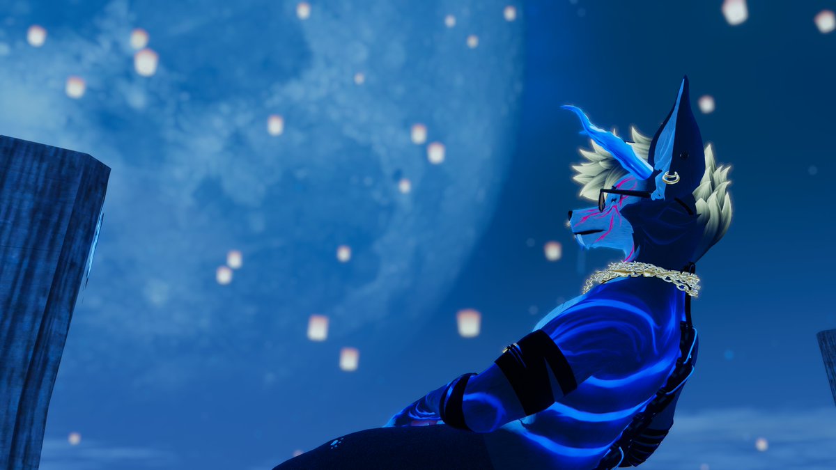 moonlight euphoria ~ 
#vrchat #vrc #vrcfurry #vrchatphotography #vrchatcommunity #vr #furry #werewolf