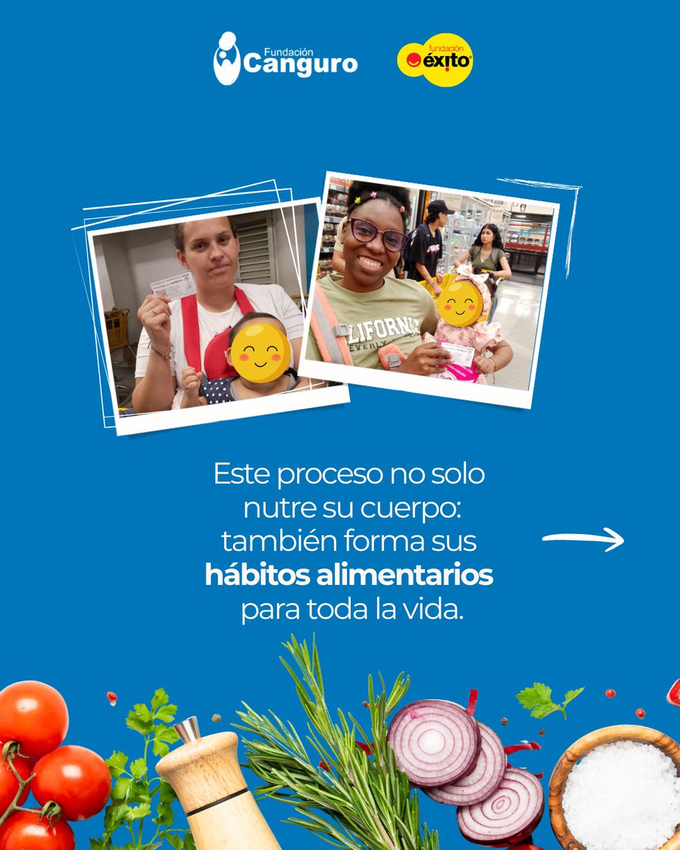 FundCanguro's tweet photo. Como parte de sus actividades mensuales con 100 familias canguro en el Valle de Aburrá, la @Fundacion_Exito generó espacios para aprender y compartir sobre la alimentación en la primera infancia. 

#ConLasGoticasNutrimosVidas https://t.co/1Cx7Zen2Ge