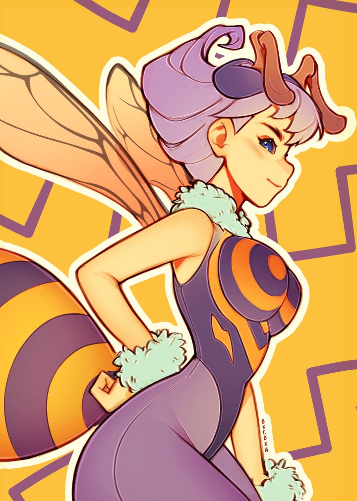 Q-Bee is a MONSTER! 🐝🍯 

Another drawing featured in MONSTER! Vampire community fan zine