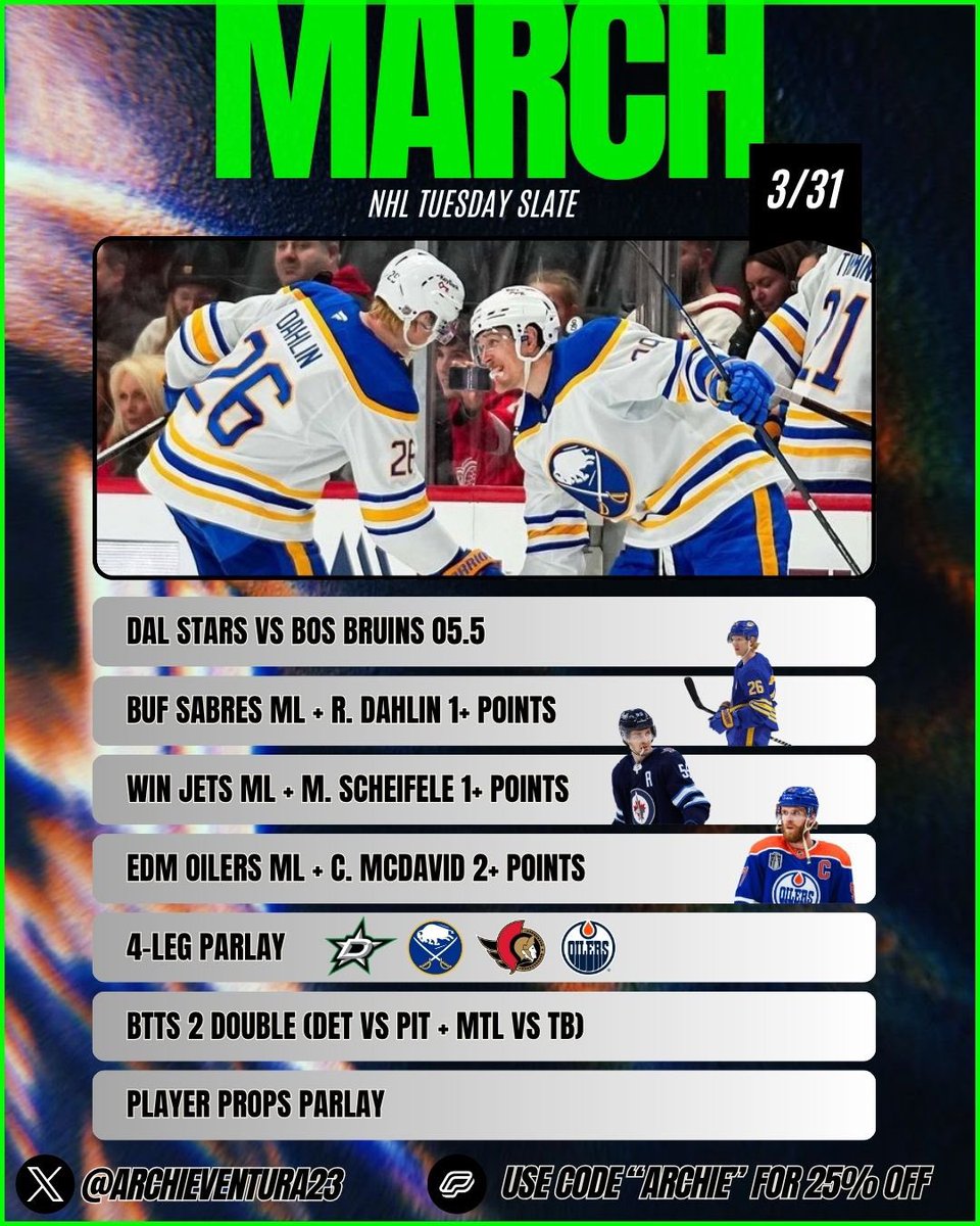 archie bets⚡️ tweet media