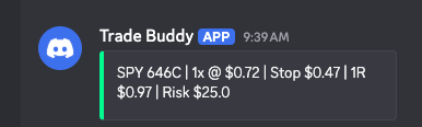 lifeispimpin's tweet photo. Trade Buddy caught the hulk candle today $SPY ✅ https://t.co/l5UM7d3mAg