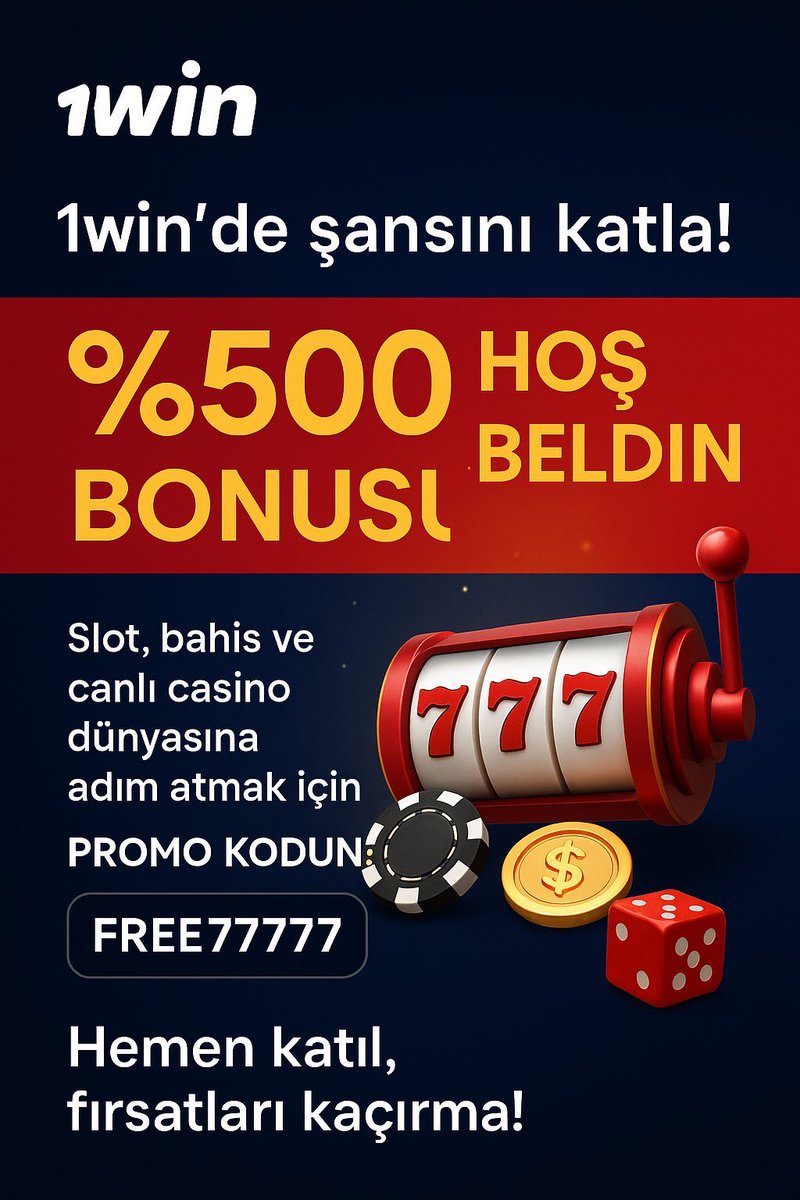 1win__'s tweet photo. 💥 Kazananlar 1win’de!
⚡ Spor bahisleri + Canlı oyunlar
🎁 Yüksek oran + özel bonus
📱 Şimdi üye ol!

#1win #Betting #OnlineCasino #BahisSever #Sportsbook #Ставки #casinoonline #Israël #BizimÇocuklar #EşSan https://t.co/N4mz08wKFu
