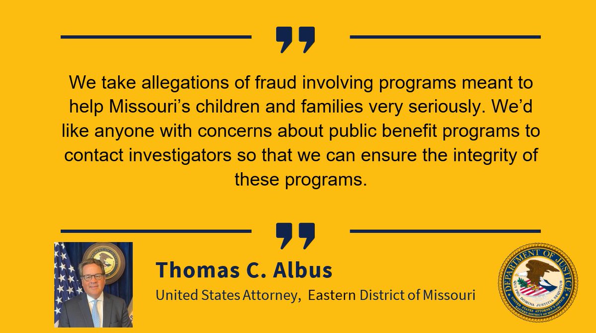 U.S. Attorney - Eastern Missouri tweet media