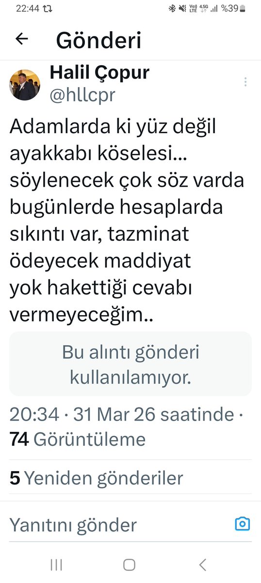 Halil Çopur tweet media