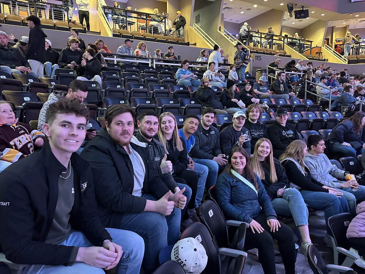 MaSUDECA's tweet photo. Business Tour!! Last Friday some of our members got to tour the Scheels Arena in Fargo and that night got to watch the Fargo Force play against Dubuque Fighting Saints! It was a fun and great experience!! Thank you Fargo Force and Scheels Arena!! https://t.co/pbLD6W4nae
