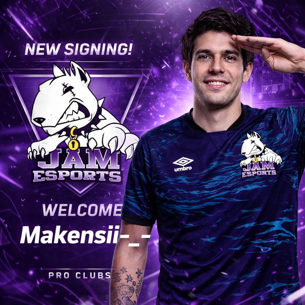 JAM_eSports's tweet photo. 🚨Nuevo fichaje🚨

Cerramos el día presentando a nuestro box-to-box del equipo. Su visión de juego y su colocación lo hacen un centrocampista muy completo. 

Bienvenido @Makensii7  tu casa 💜🖤 https://t.co/c8p7BPrDK0