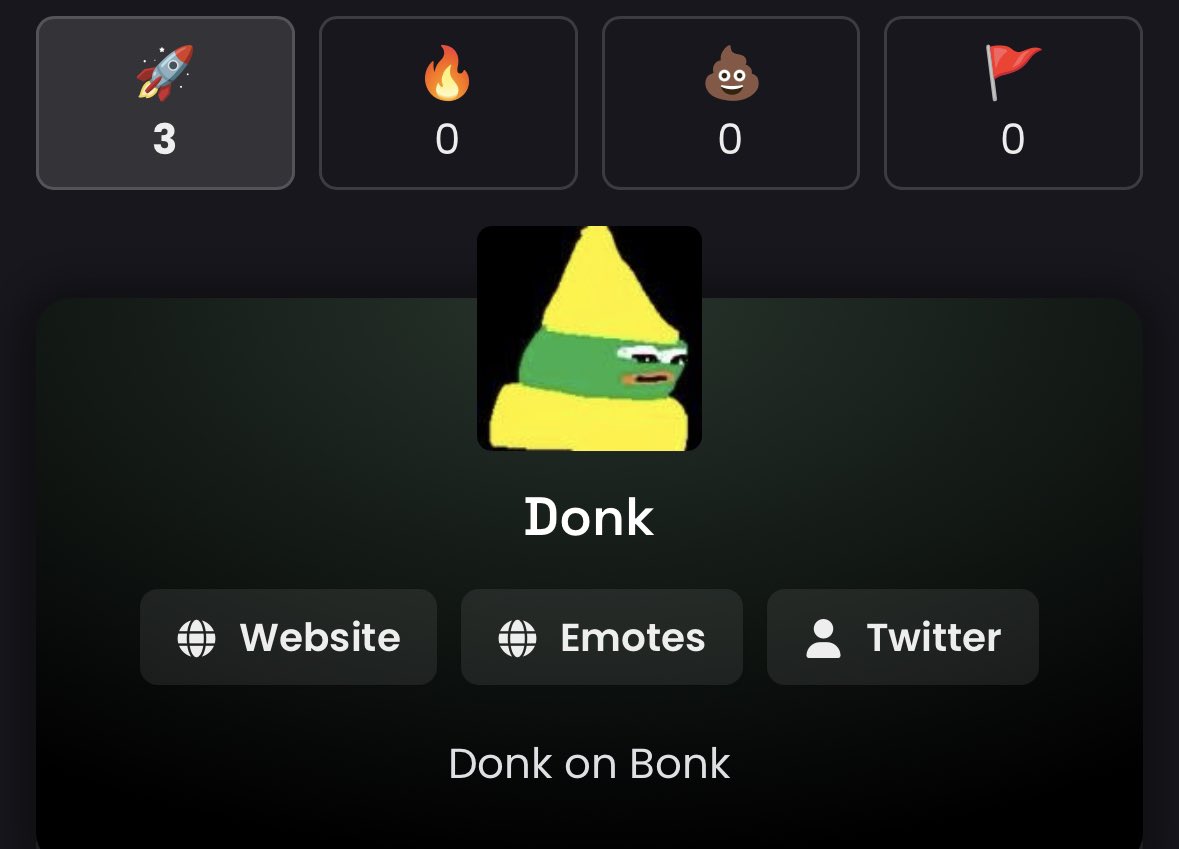 Vote for $Donk on <a href="/dexscreener/">DEX Screener</a> !