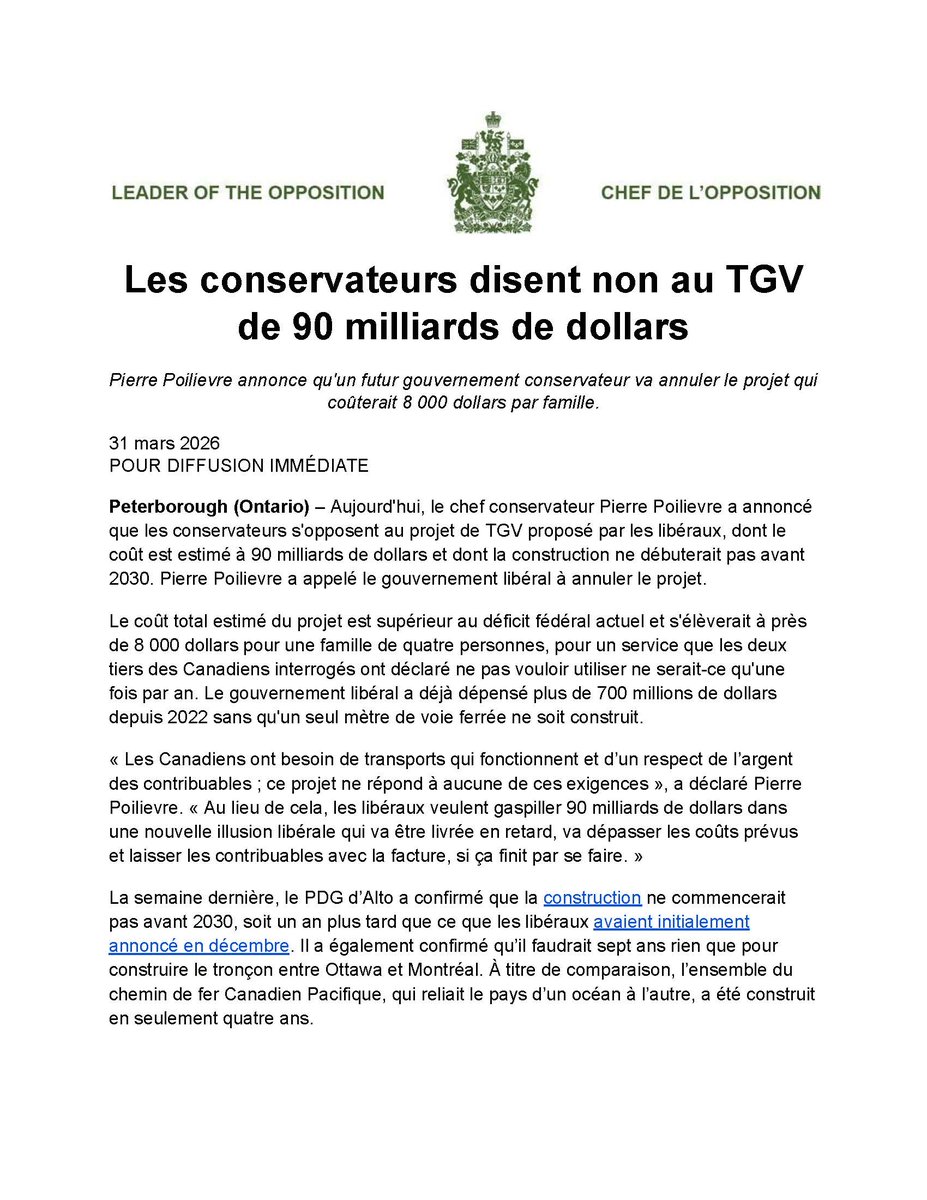 Pierre Poilievre tweet media