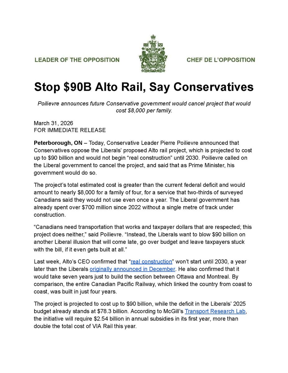 Pierre Poilievre tweet media