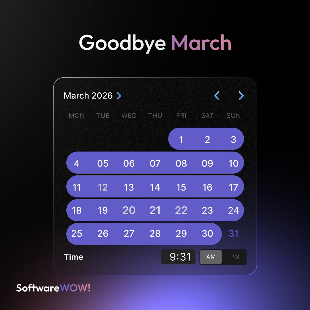 softwarewow_'s tweet image. March was about infrastructure, tracking, automation, and smarter scaling. April is where we shift into aggressive growth campaigns. Stay ready.
#MarchWrapUp #BusinessMomentum #SoftwareWOW #WOWStack