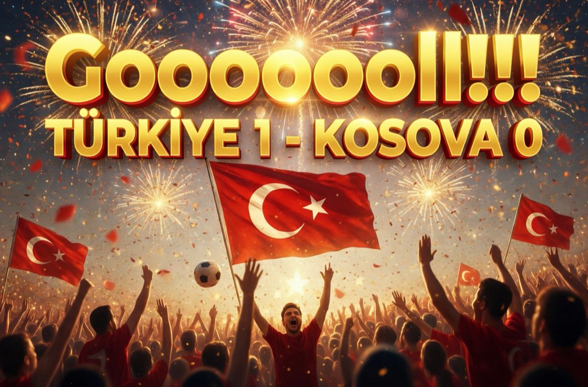 Pinkopupi's tweet photo. #Gooooool #Türkiye1Kosova0 #MilliTakım #HaydiTürkiye #ZaferBizim #TürküzBiz #KırmızıBeyaz #AyYıldız #DünyaKupasıYolunda #TürkiyeKosova #FutbolAşkı #MilliMaç https://t.co/e9ls68knpK