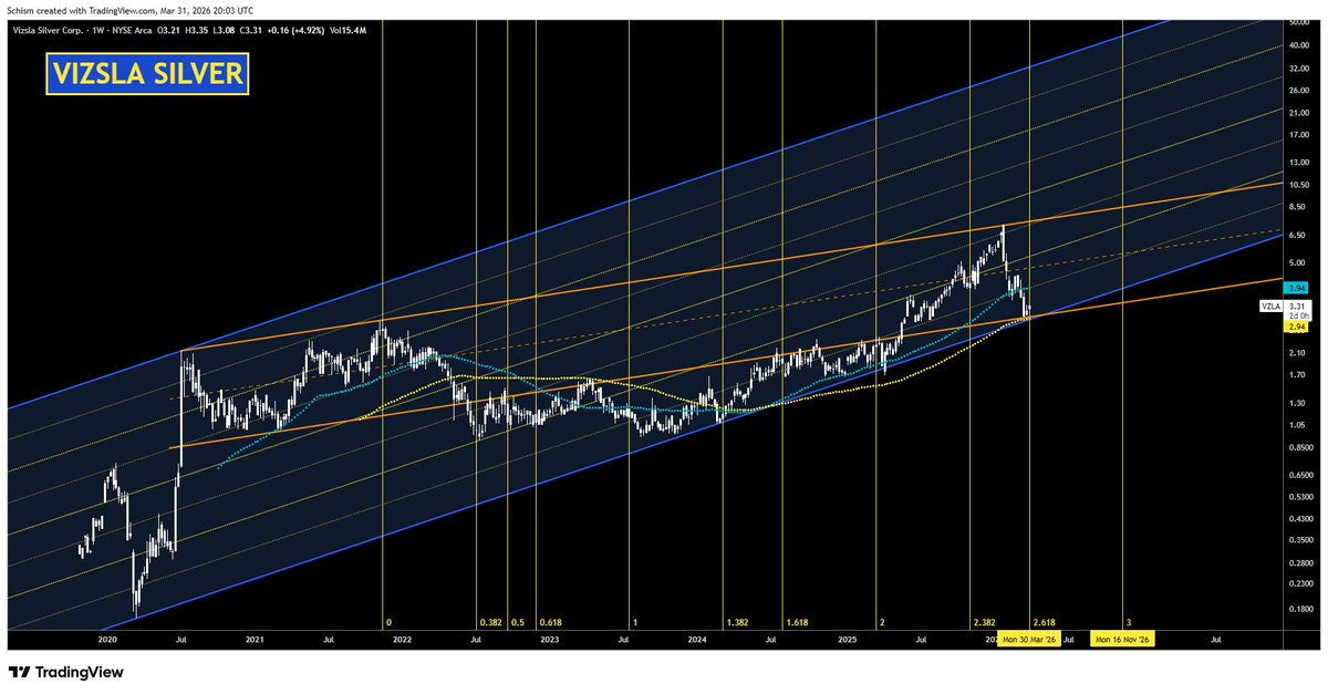 jatkinson33's tweet photo. Vizsla with some nice symmetry.... also tagging the 100w. $VZLA $GDX $GDXJ $SLV https://t.co/6ujaG3hK3Z