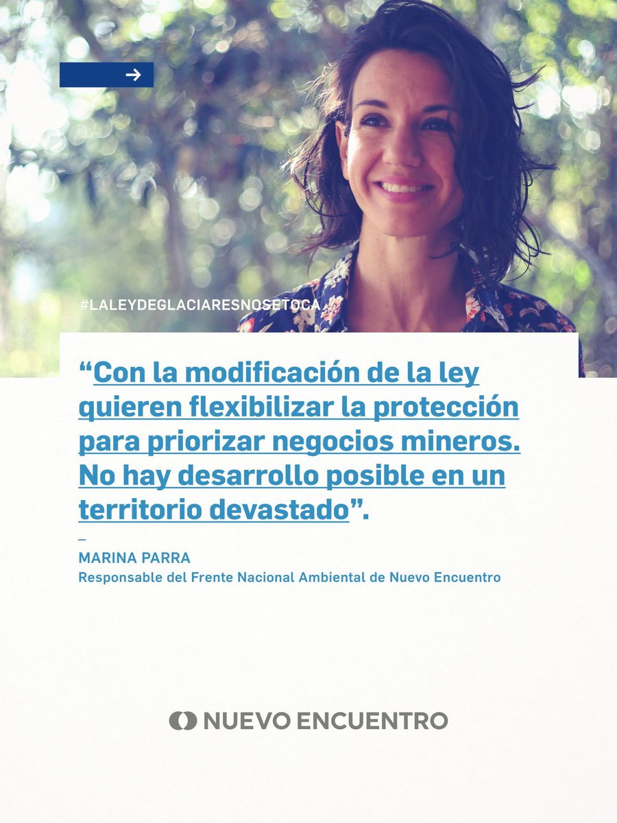 NO a la modificación de la Ley de Glaciares.
