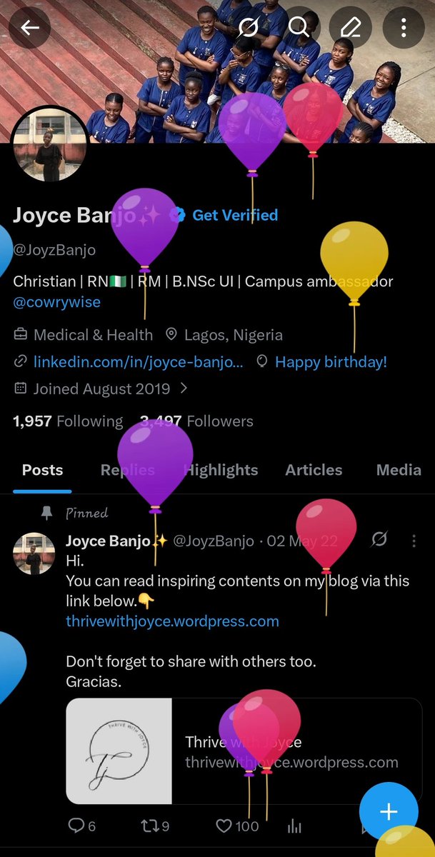Joyce Banjo✨ tweet media
