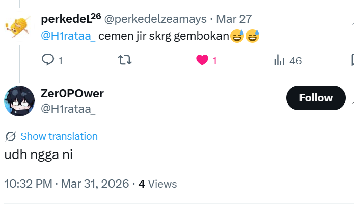 h🅰️na ²⁶ (goreng utbk) tweet media