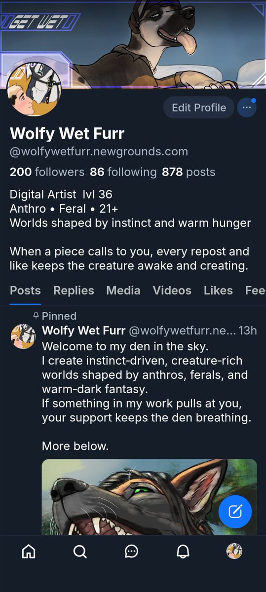 Wolfy Wet Furr (@WolfyWetFurr) / Posts / X