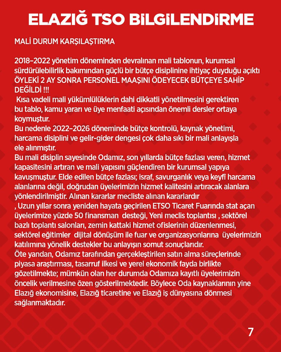 Elazığ TSO tweet media
