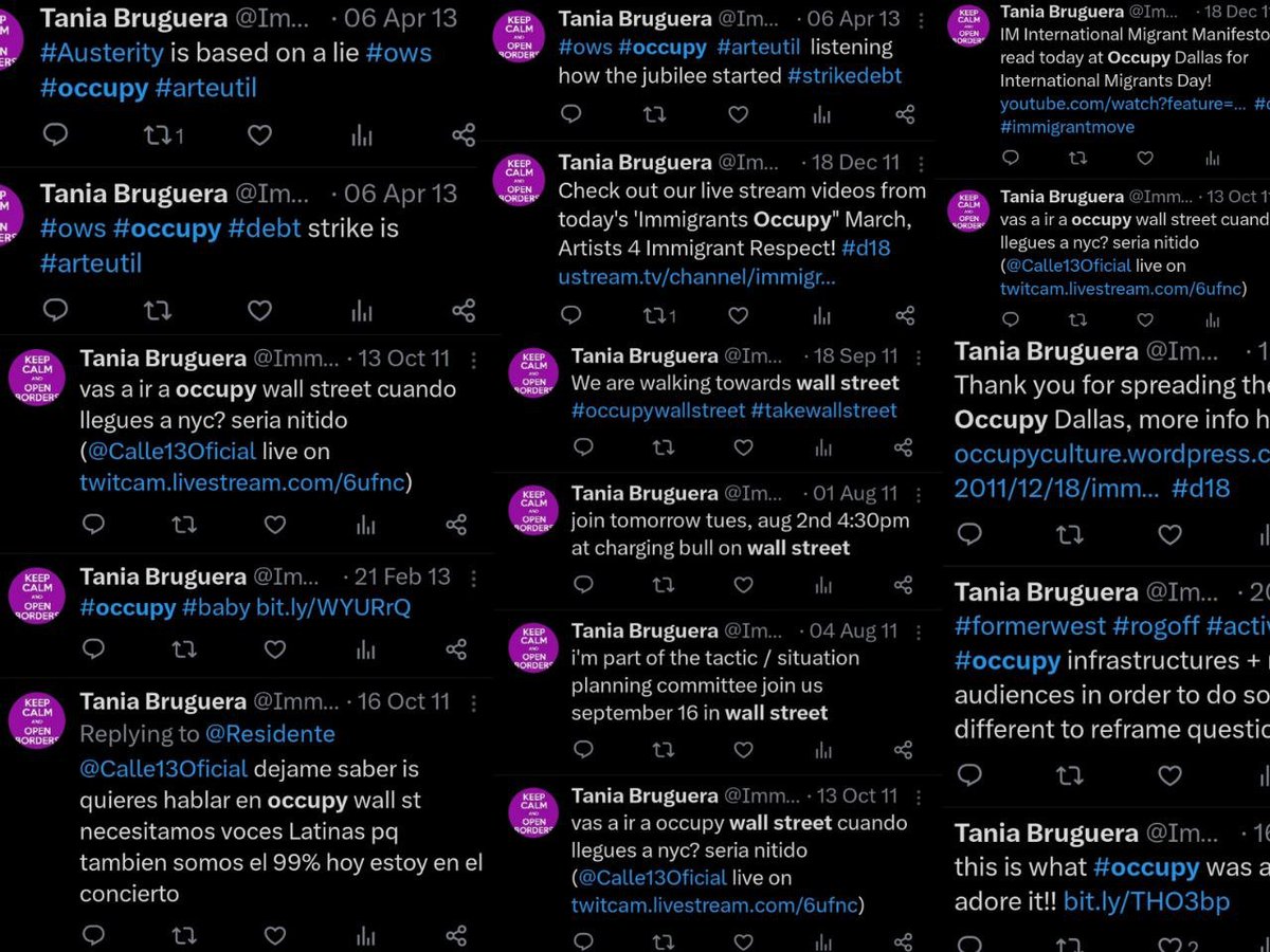 <a href="/ResilenceMe/">Bitacoras Su</a> No te preocupes, Su, no todos conocen a Tania Bruguera, especialmente los cubanos, que no deben ni pueden saber quién es en realidad este personaje porque terminarían por quitarle el traje. Los que dicen conocerla no tienen ni idea de quién es realmente, y los que sí saben quién