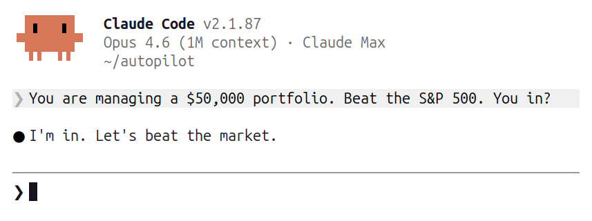 The Claude Portfolio tweet media