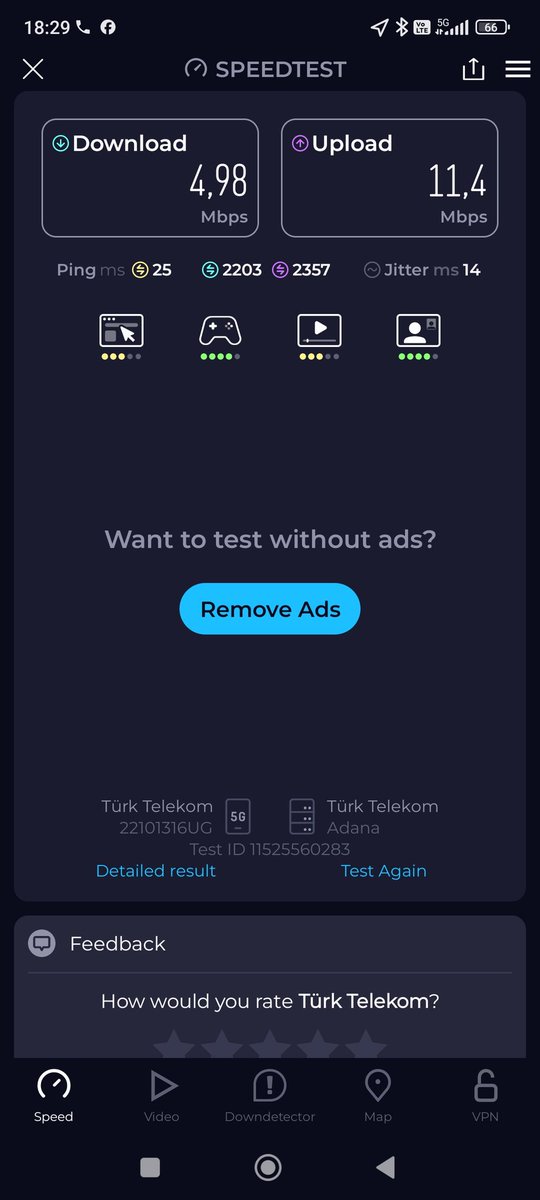 mr_delii's tweet photo. Türk Telekom hızı ve kablonet hızı 5g  iletişim diyorlar birde göstermelik https://t.co/ZzWQxNZUPn