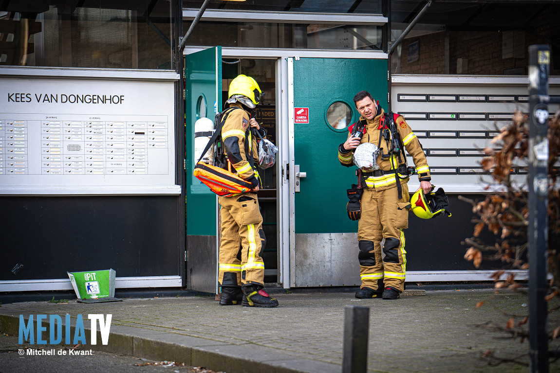 Woningbrand in Rotterdam