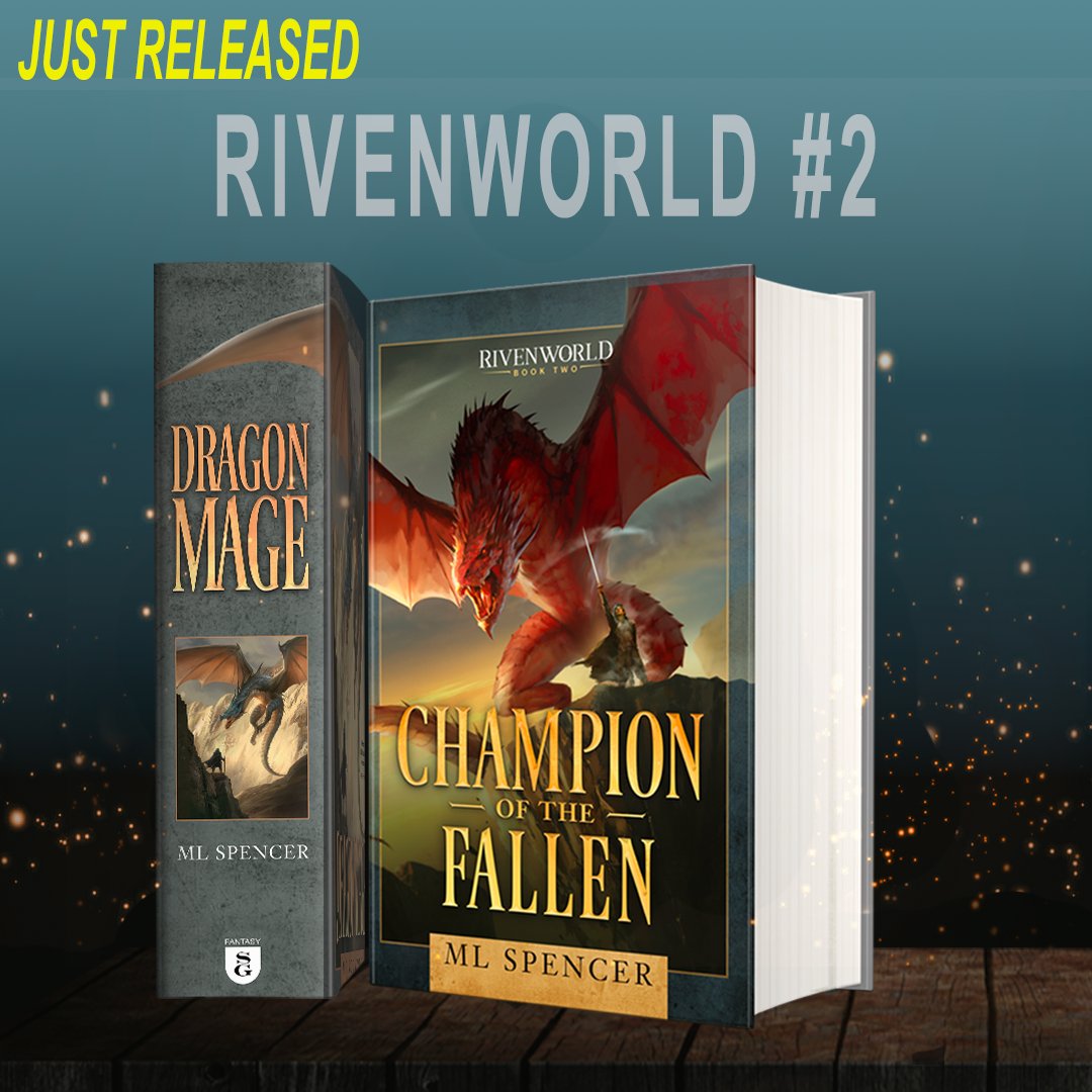 MLSpencerAuthor's tweet image. Champion of the Fallen Launches today!!!!  #newfantasyrelease #fantasybooks #dragonbooks #dragons #dragonfantasy