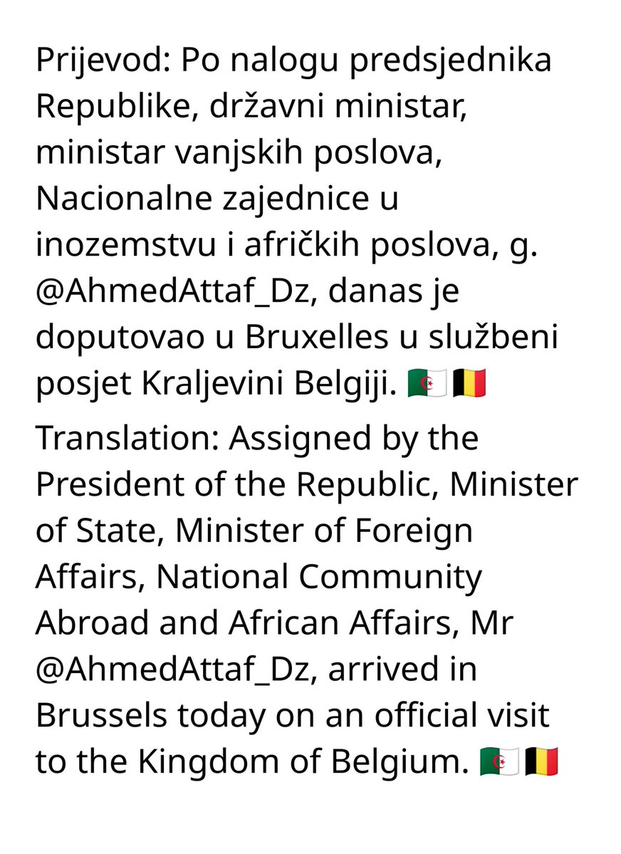 Embassy of Algeria in Croatia tweet media